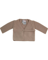Little Royals Baby Tie-Front Sweater - Beige