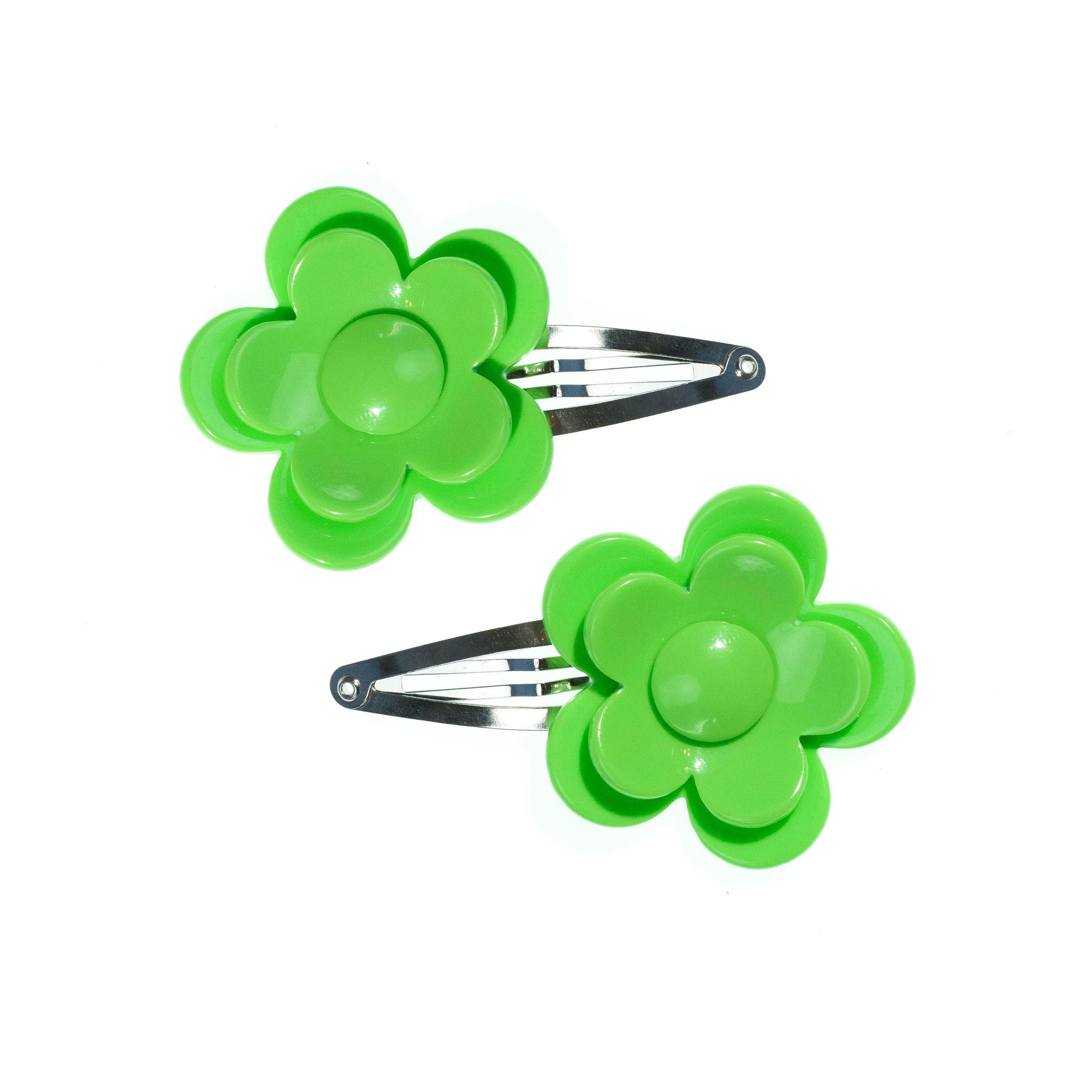 Camellia Flower Snap Clips