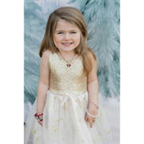 Glam Party Gold Dress