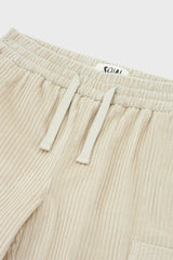 Organic Cotton Corduroy Straight Leg Cargo