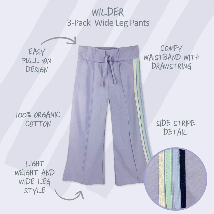 WILDER 3-Pack Wide Leg Sweatpants