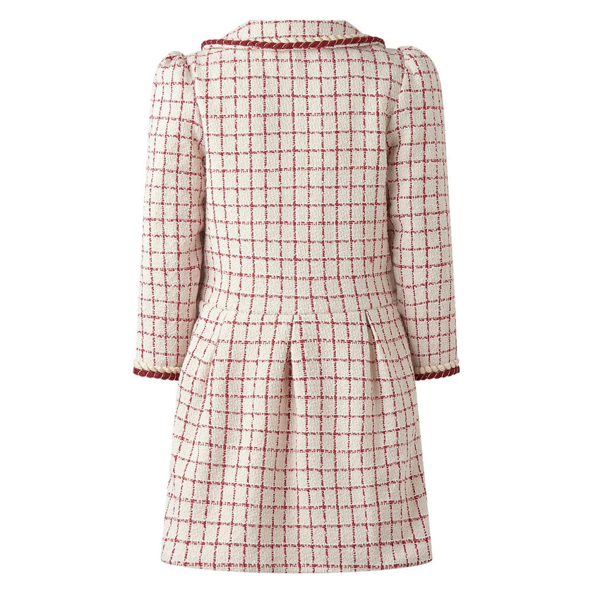 Check Tweed Dress