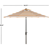 Iris Stripe Patio Umbrella