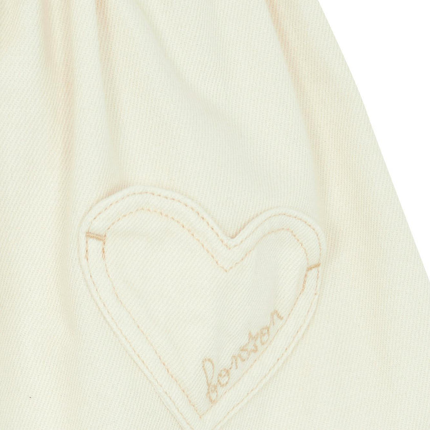 BONTON Heart-Pocket Douchka Skirt - Marshmallow