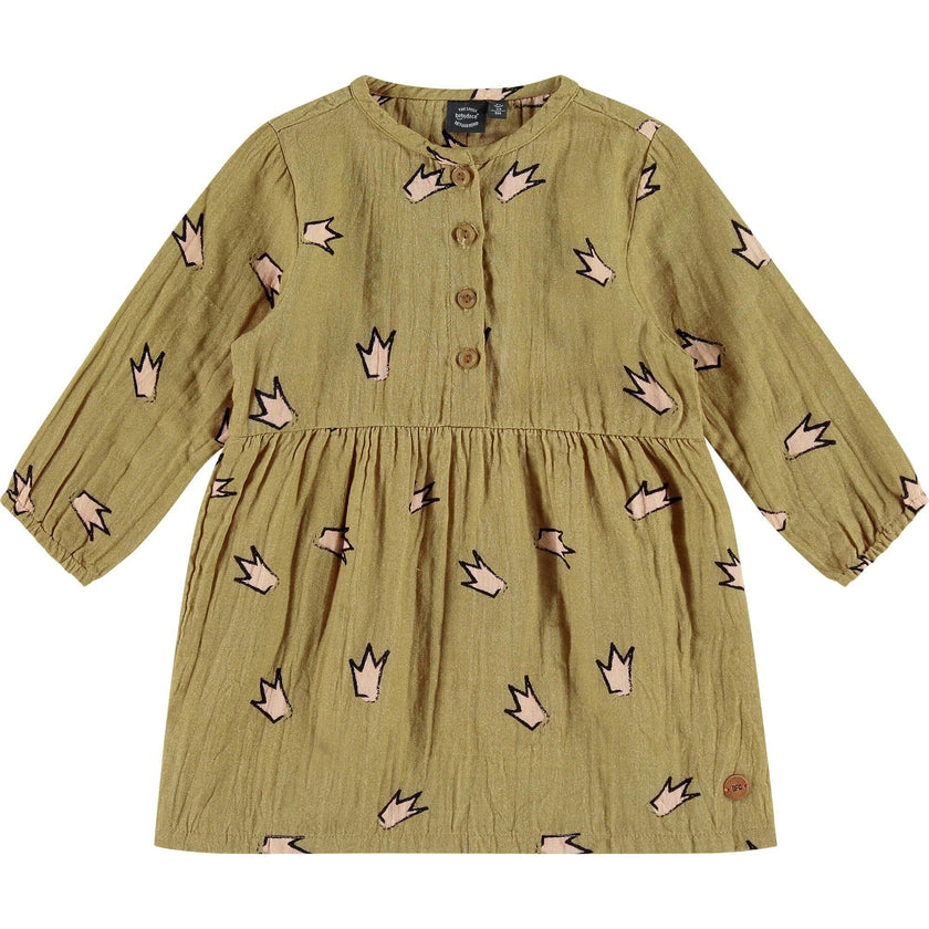 Crown Printed Dress