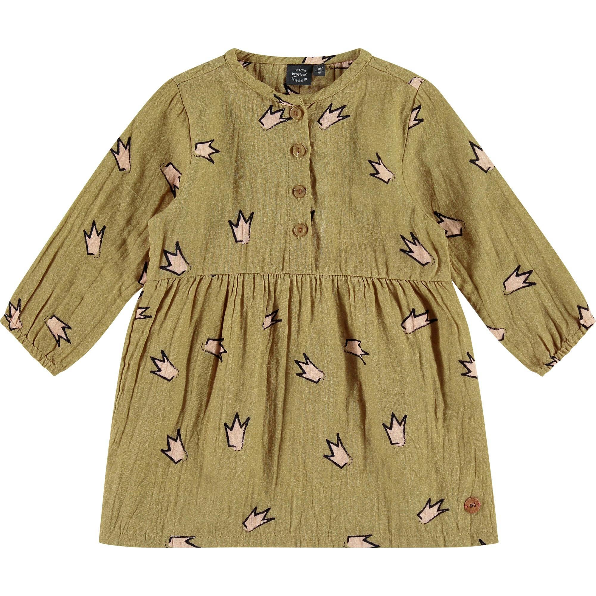 Crown Printed Dress
