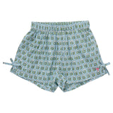 Girls Jules Short - Blue Prairie Block Print