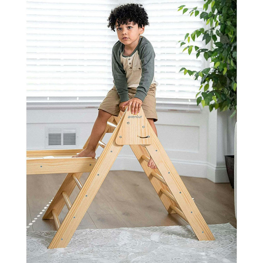 Hazel | Pikler Triangle, Slide & Rocker Set