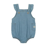 Summer Glory Girls' Romper Denim