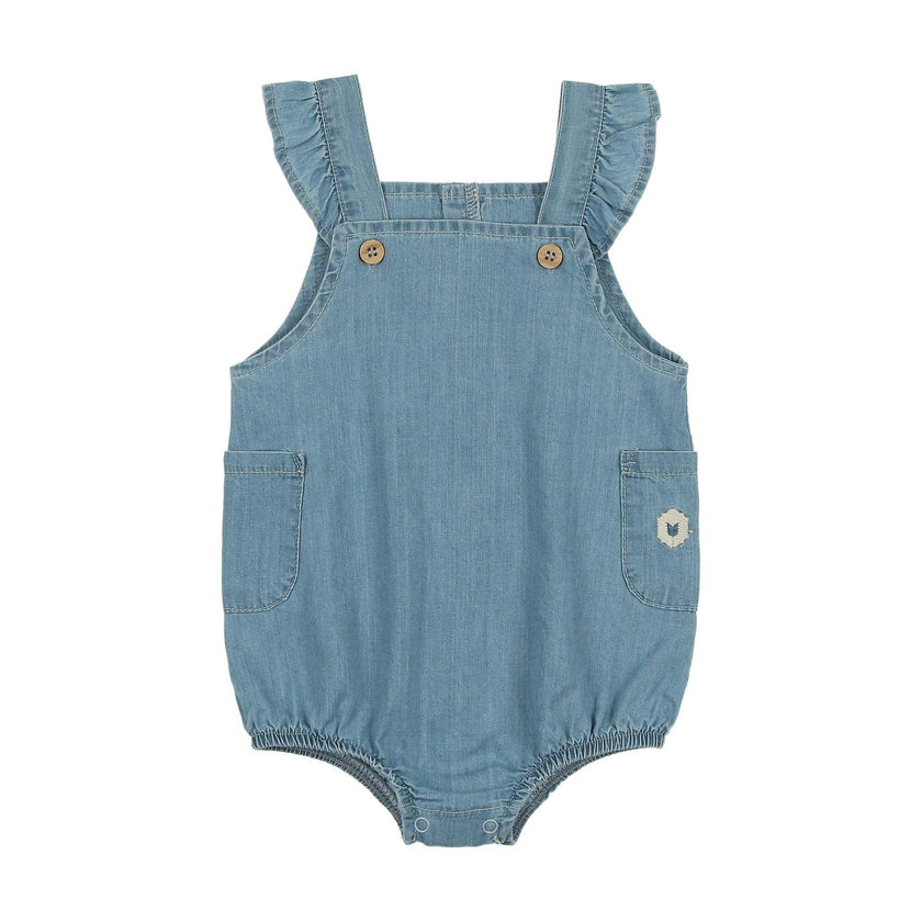Summer Glory Girls' Romper Denim