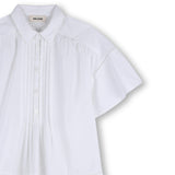 ZADIG & VOLTAIRE Poplin Pleat Dress - White