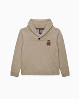 Timothy Teddy Shawl Collar Sweater