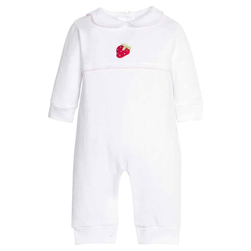 Crochet Playsuit - Strawberry