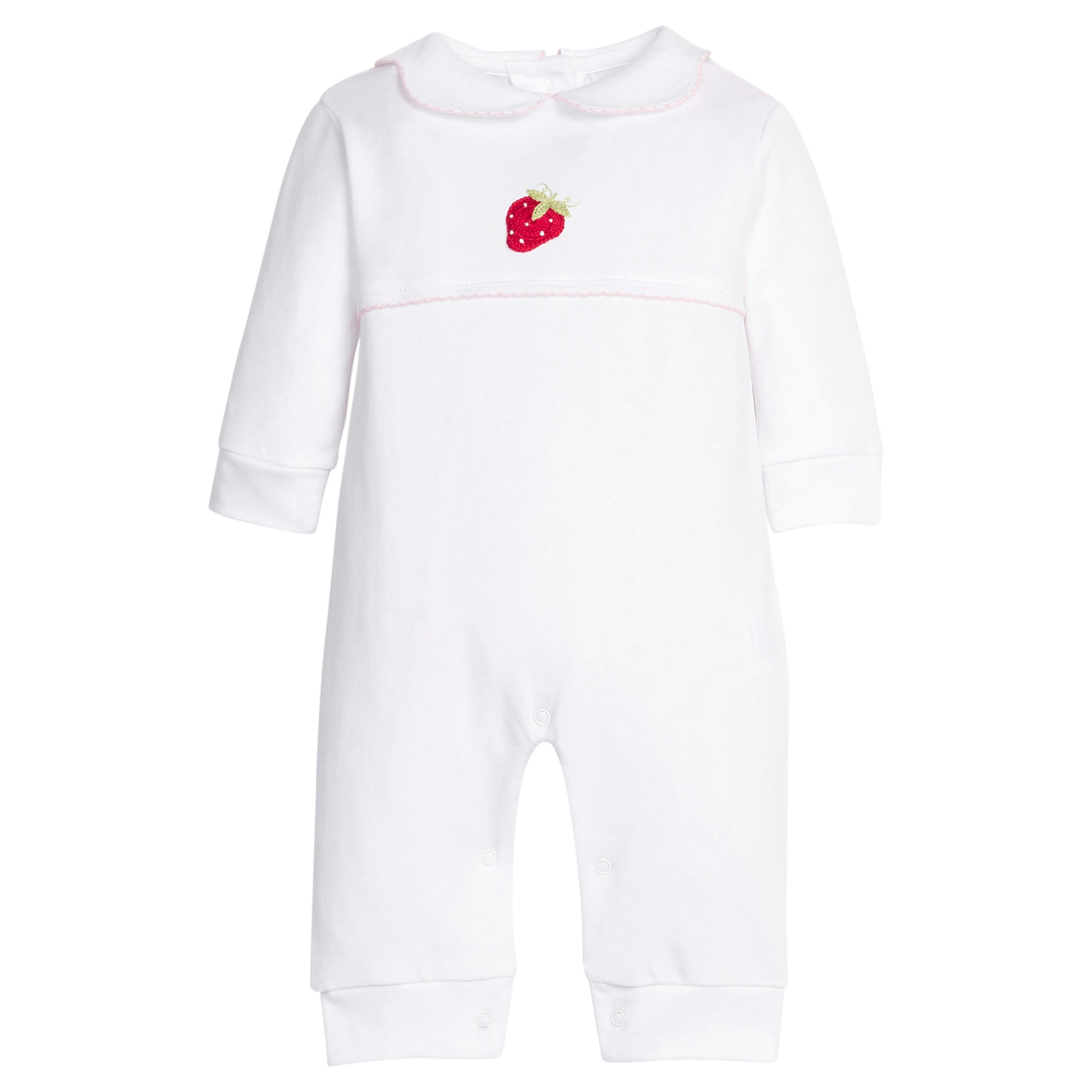 Crochet Playsuit - Strawberry