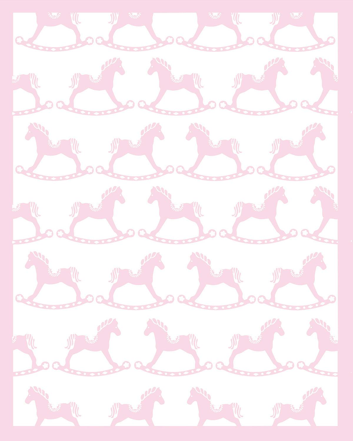 Rocking Horse Baby Blanket