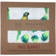 Organic Muslin Four-Layer Reversible Snug Blanket