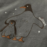 Grey Corduroy Sherpa Reversible Jacket