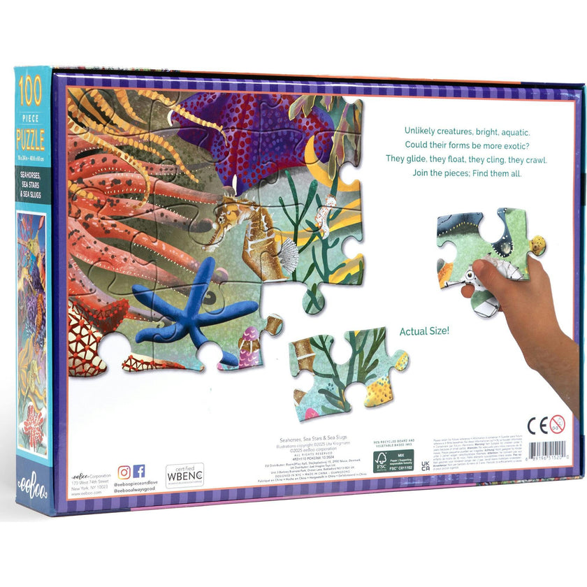 100 Piece Puzzle: Seahorses
