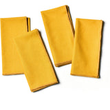 Color Block Brass Napkin