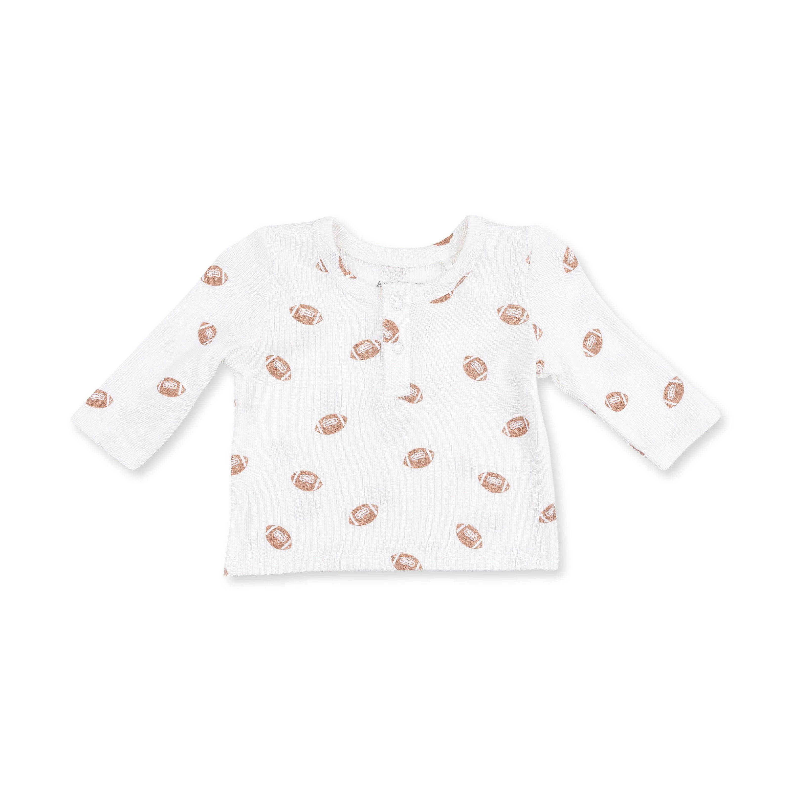 Mini Footballs - Long Sleeve Henley Play Set