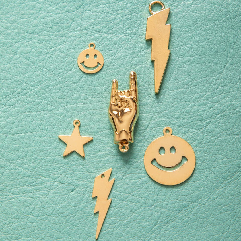 Small Smiley Face Charm