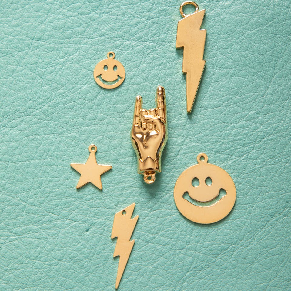 Small Smiley Face Charm