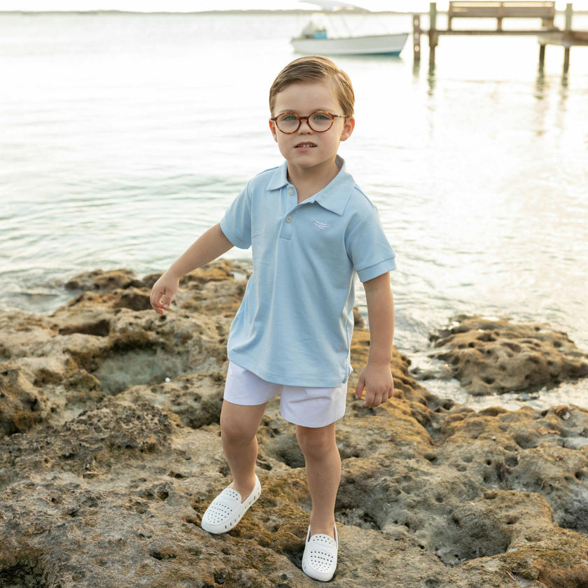 Robert Shorts in Classic White