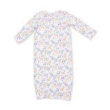 Floral Deer - Kimono Gown and Knot Headband