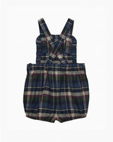 Baby Scottie Plaid  Bib Short