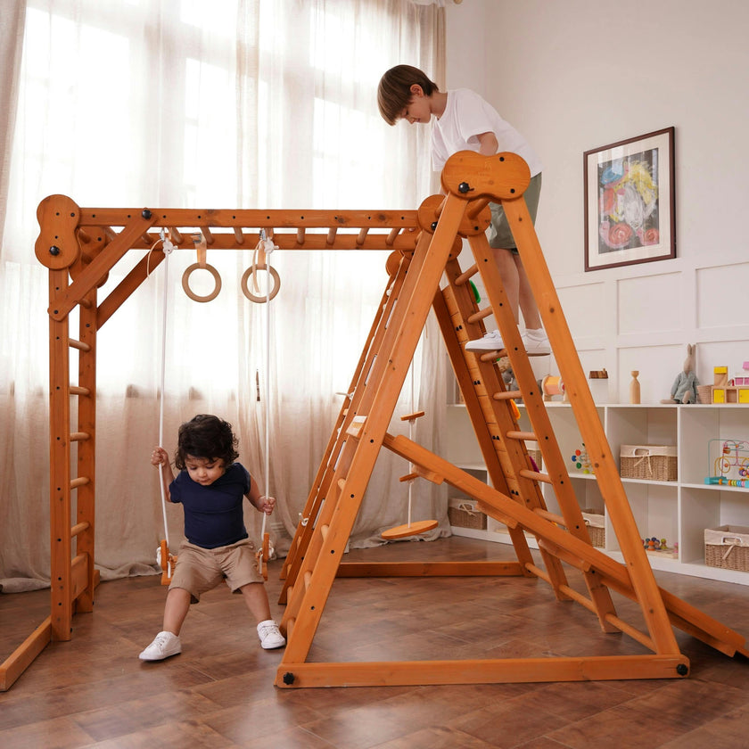 Chestnut | Outdoor & Indoor Foldable Jungle Gym
