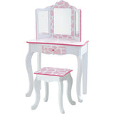 Teamson Kids Wooden Print 2-pc. Play Vanity