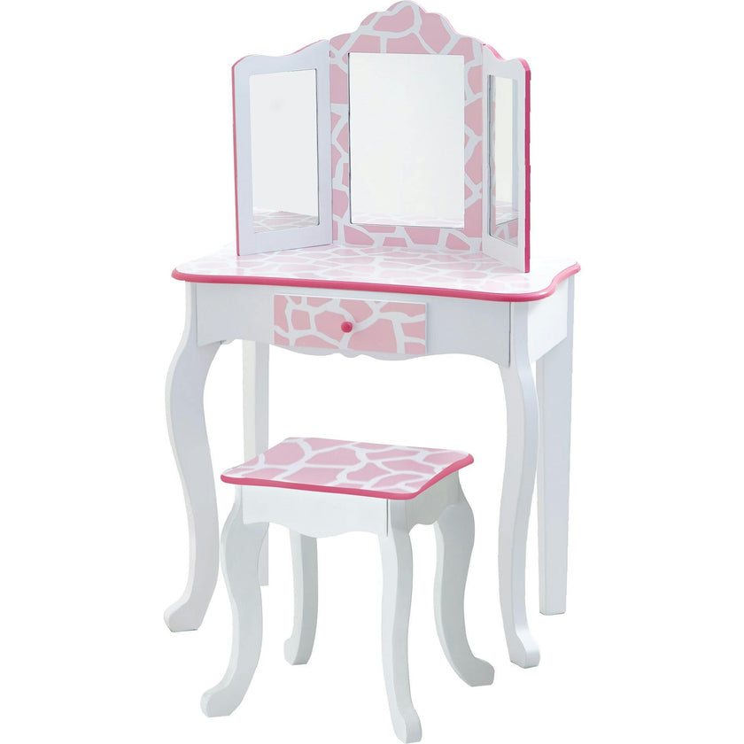 Teamson Kids Wooden Print 2-pc. Play Vanity