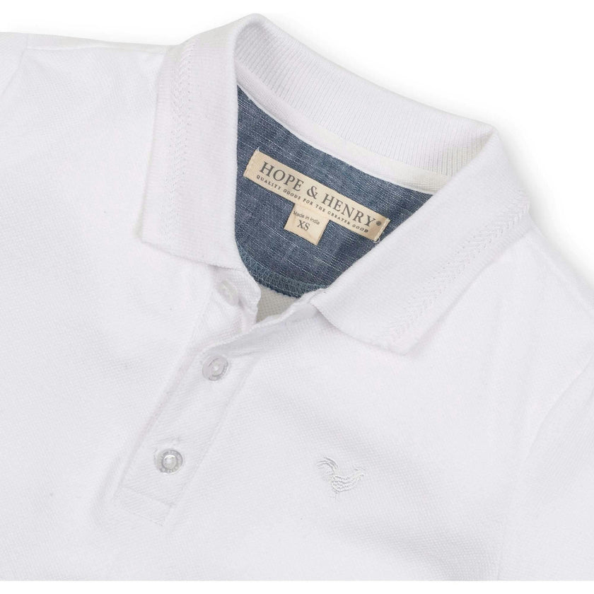 Organic Short Sleeve Knit Pique Polo Shirt