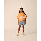 Organic Weekend Polo in Overtime Orange
