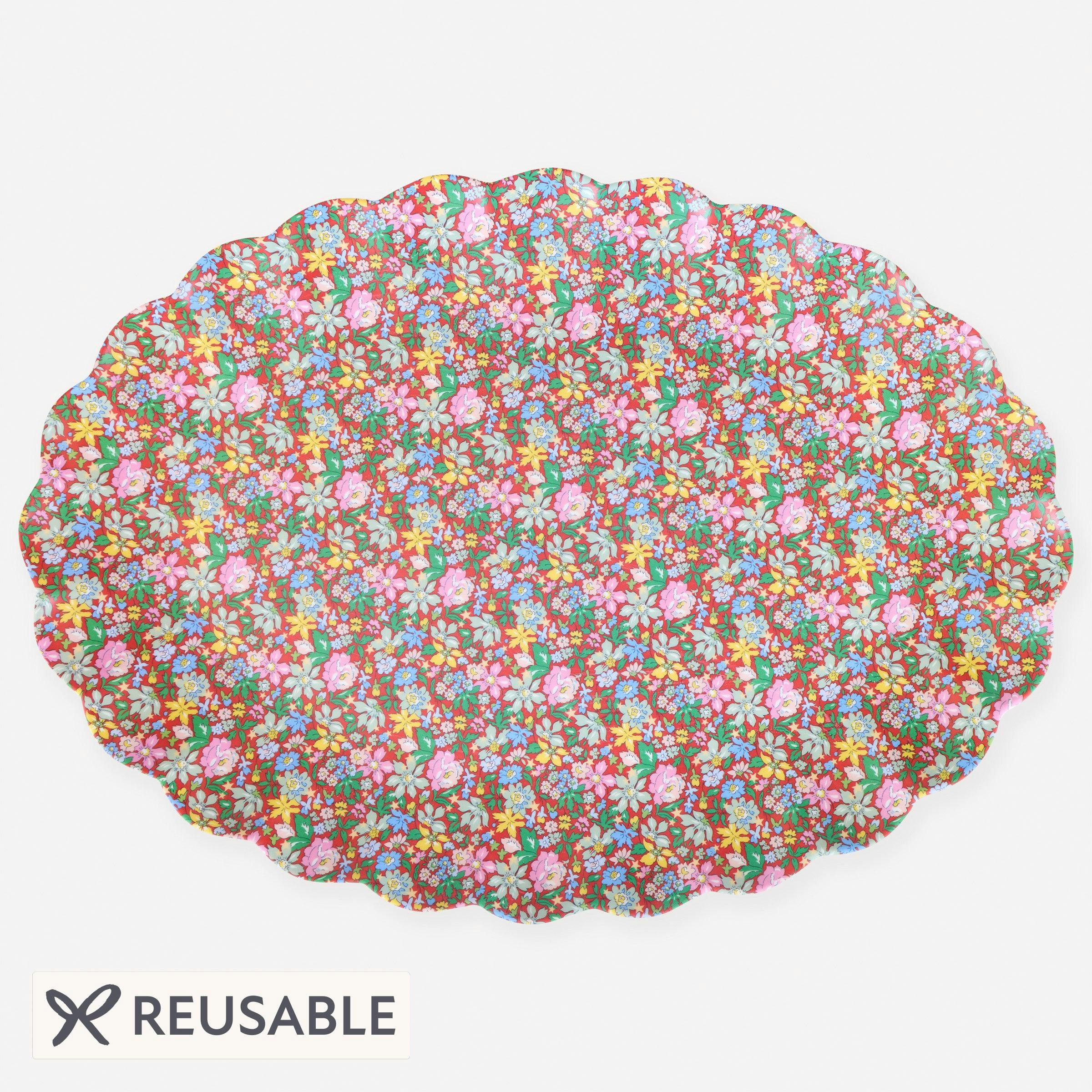 Meri Meri x Liberty Julia Star Reusable Large Platter