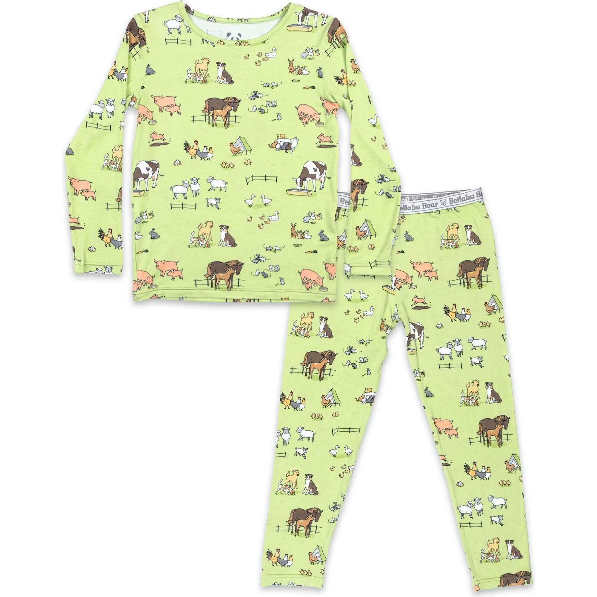 Farm Animals Bamboo Kids Pajamas