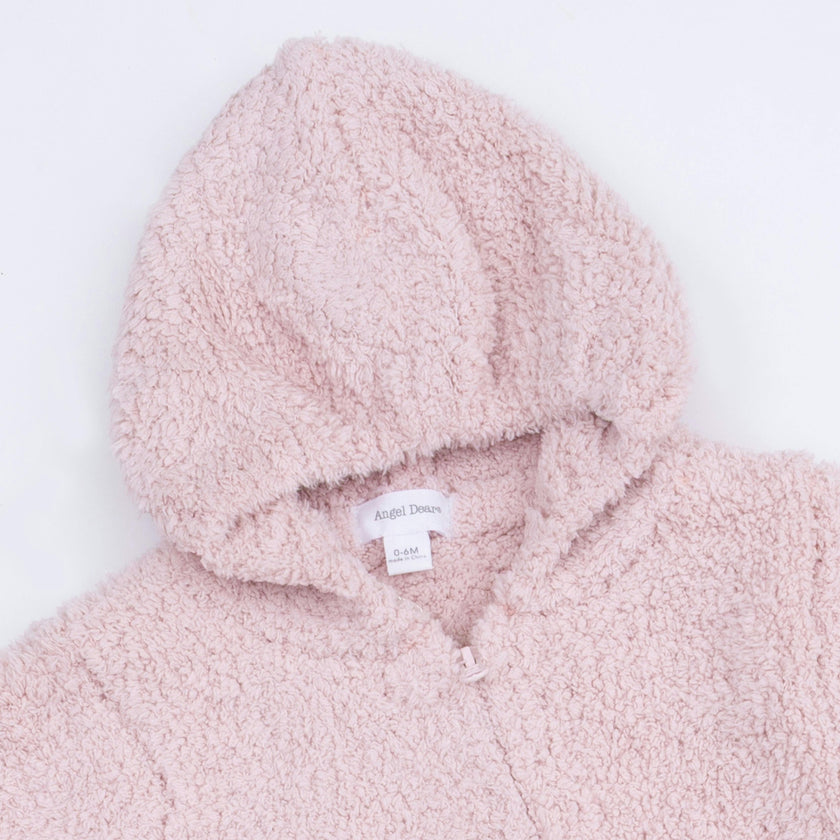 Chenille - Blush Hooded Romper