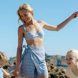 women's original slate floral bikini top