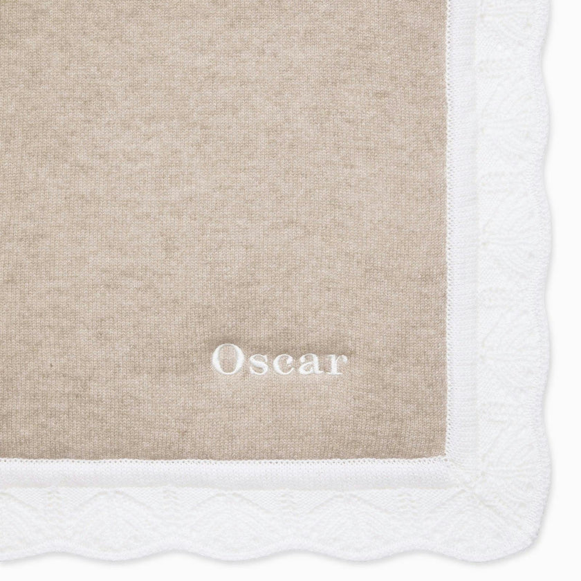 Cashmere Blanket in Oatmeal