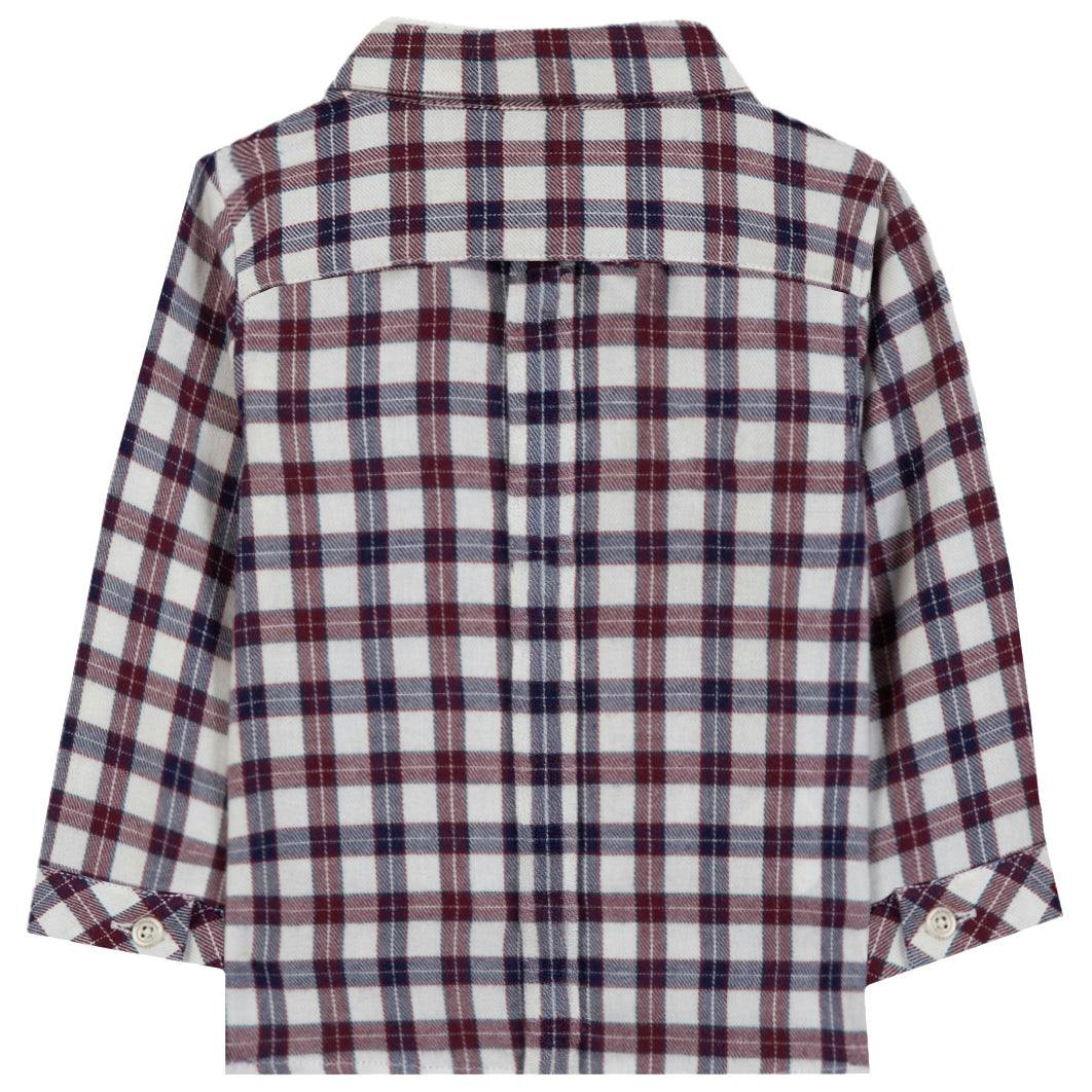 TARTINE ET CHOCOLAT Bordeaux Baby Shirt - Nacre