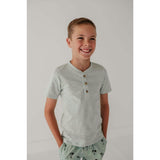 Short Sleeve Henley Shirt