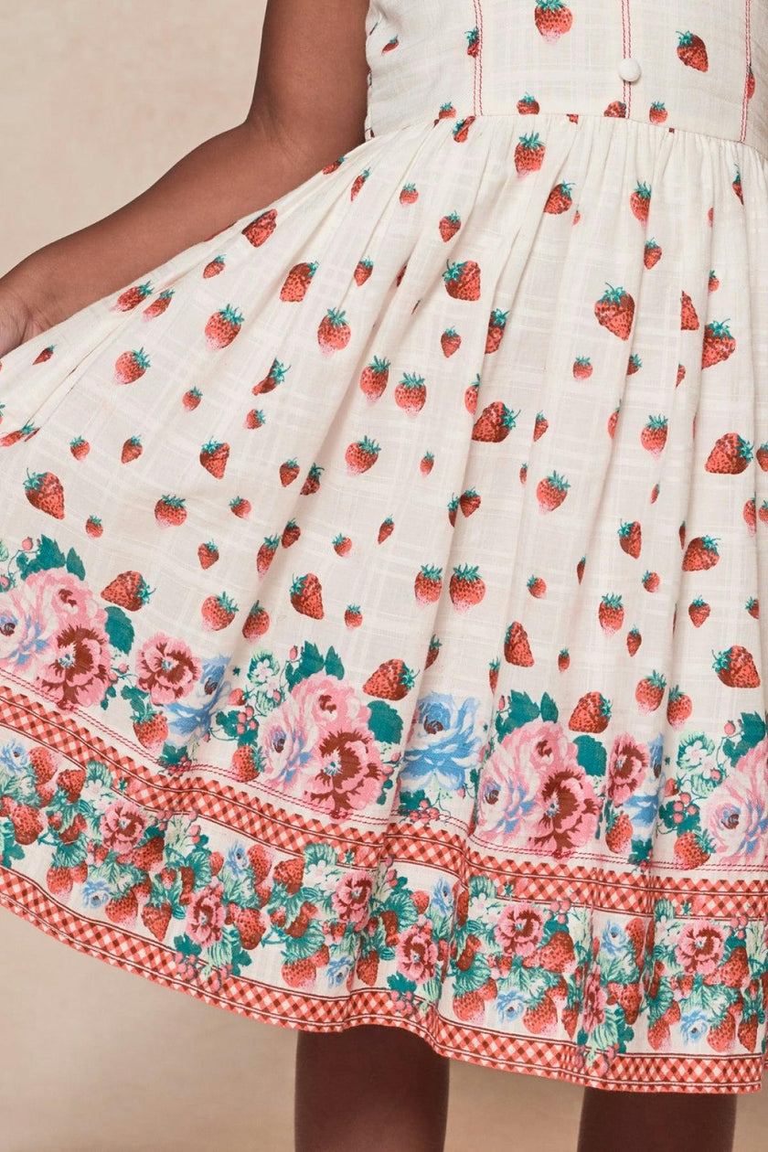 Mini Sadie Dress in Strawberry Vintage Tier