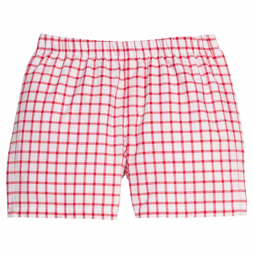 Basic Short - Red Windowpane