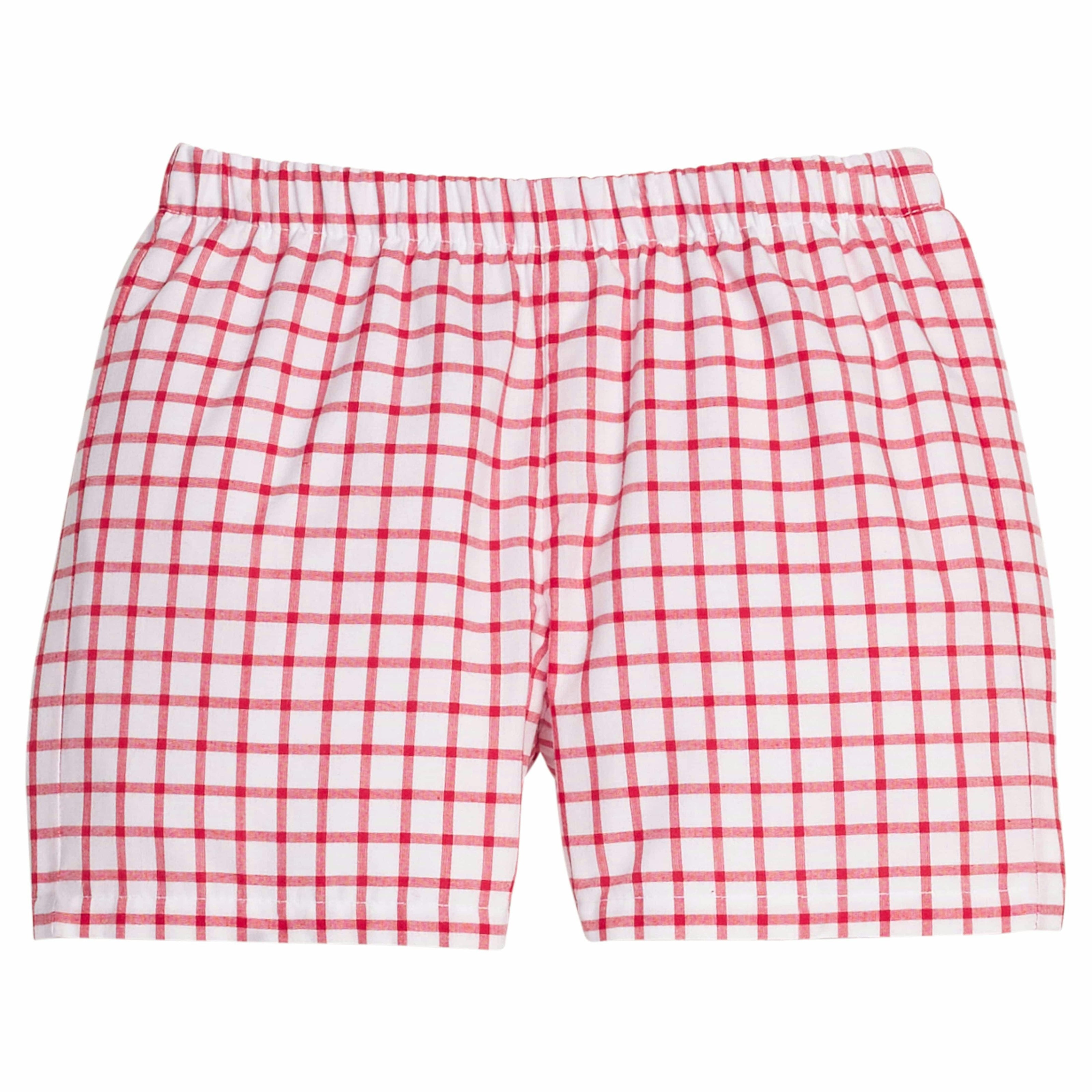 Basic Short - Red Windowpane