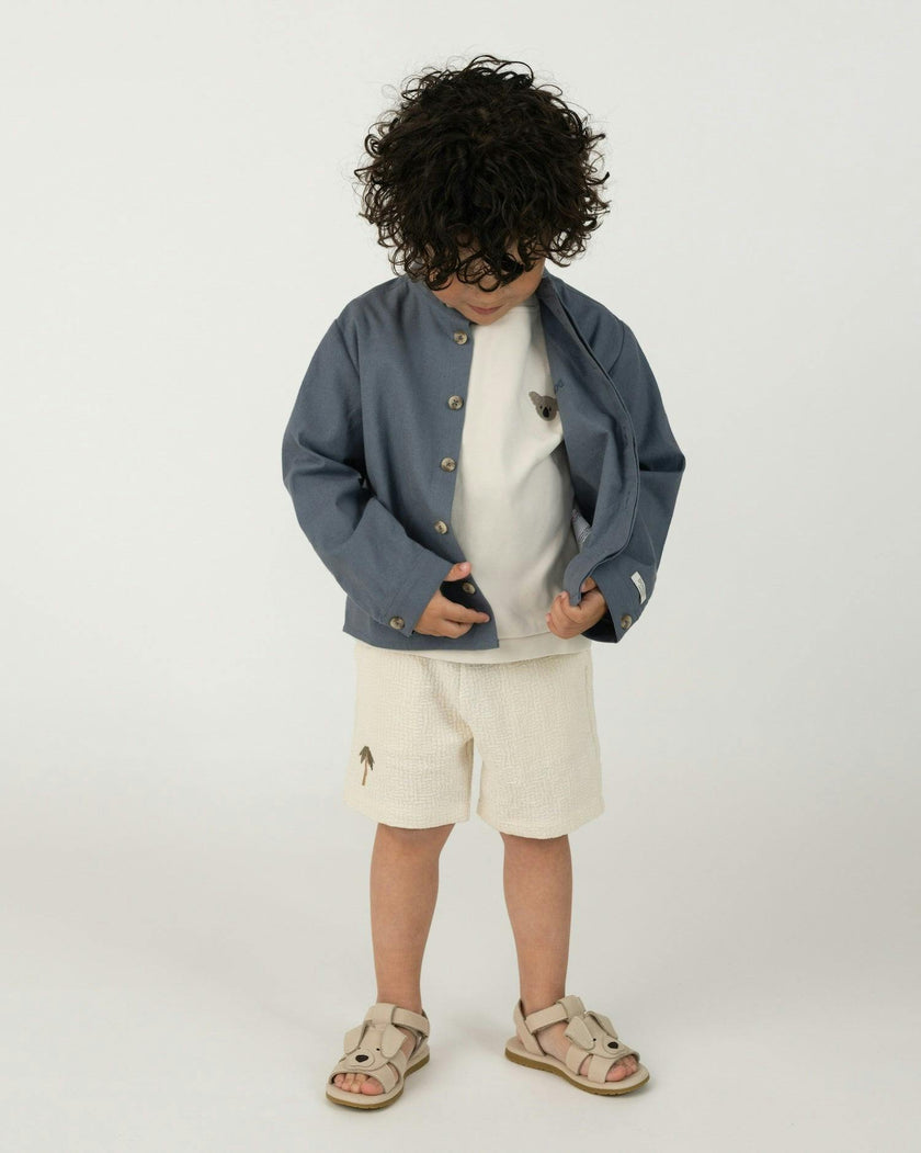 Ithri Shorts | Palm Tree | Warm White