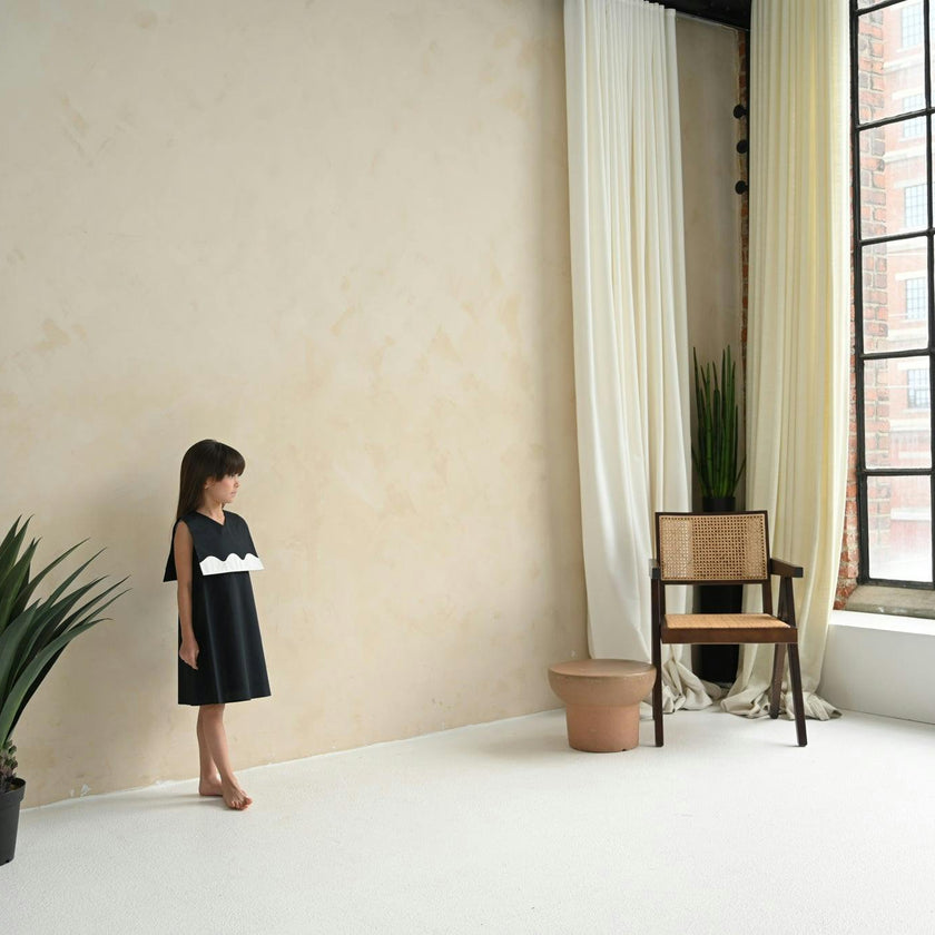 Lucy dress (blush pink/ivory)
