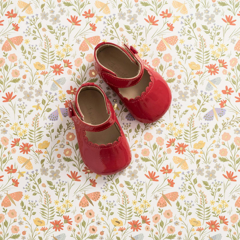 Baby Mary Jane | Red Patent Leather