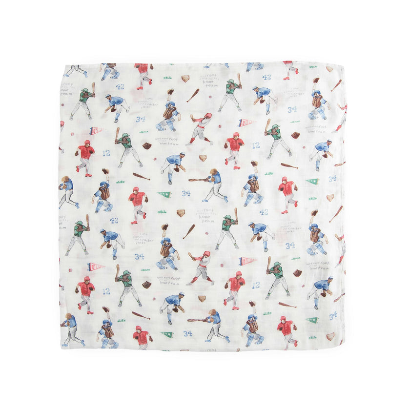 Deluxe Muslin Swaddle Blanket 2 Pack - Home Run 2