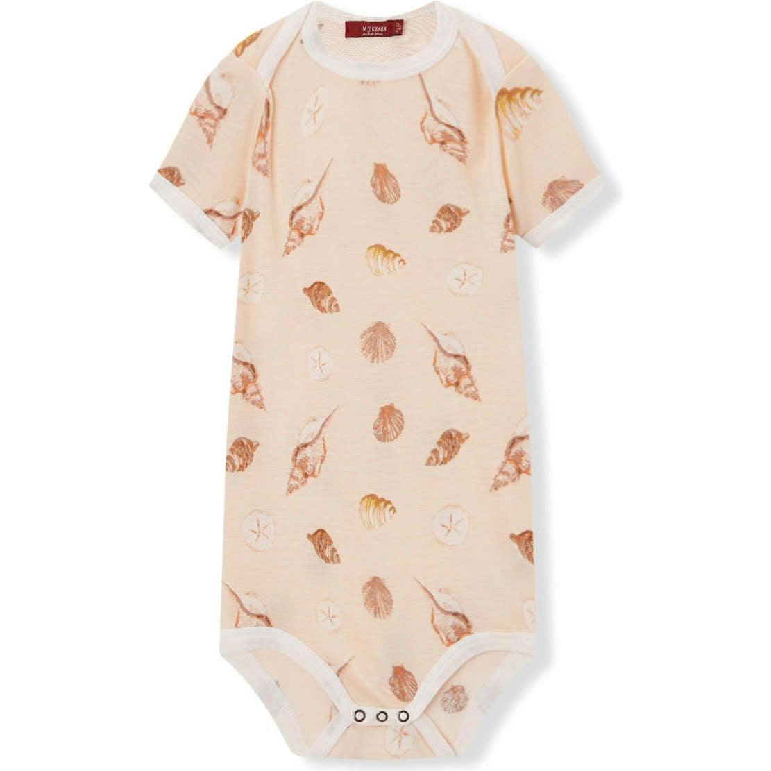Seashells Bamboo Short Sleeve One Piece