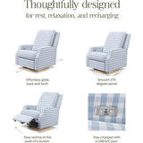 Crewe Electronic Recliner & Swivel Glider